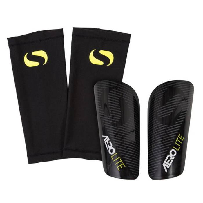 Sondico 【 Aerolite High-Performance Shin Guards Unisex Black 】 ユニ一発やる 黒いこと 黒いこと