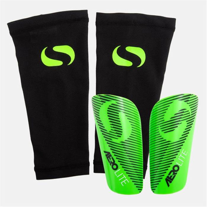 Sondico 【 Aerolite High-Performance Shin Guards Unisex Green/Black 】 ユニ一発やる green 緑・緑であること 黒いこと 黒いこと