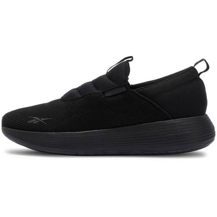 リーボック Reebok 【 Adults Dmx 61 Slip On Trainers Men Black 】 シューズ スニーカー メンズ 黒いこと 黒いこと