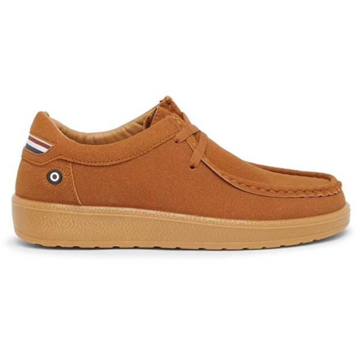 ランブレッタ Lambretta 【 Presley Court Trainers Men Tan 】 コート シューズ スニーカー メンズ