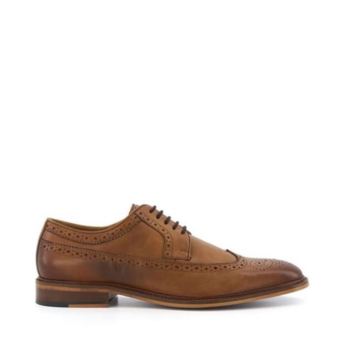 デューンロンドン Dune London 【 Wing-Tip Brogues Men Tan 511 】 メンズ