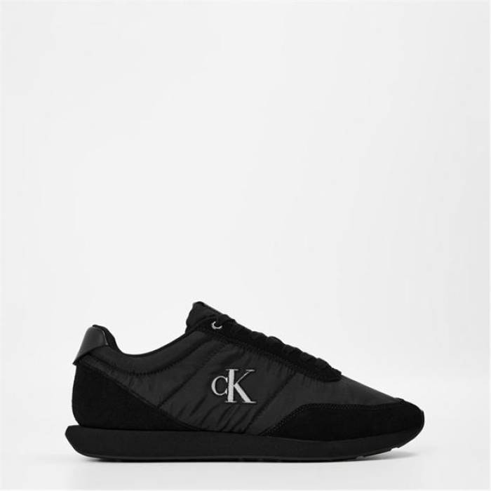 カルバンクライン Calvin Klein 【 Men Ck Retro Runners Men Triple Black 】 メンズ レトロ メンズ 黒色 ブラック