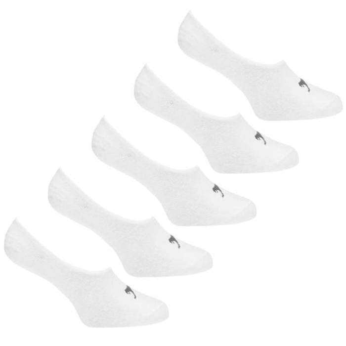 Slazenger 【 Invisible 5 Pack Socks Ladies Women White 】 ソックス・靴下 レディース 白色 ホワイト