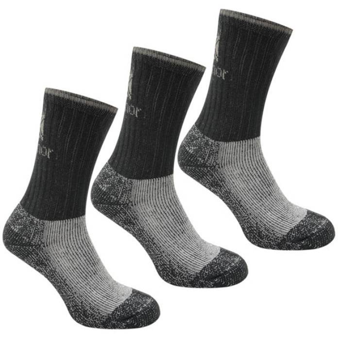 Karrimor 【 Heavyweight Boot Sock 3 Pack Junior Kids Black 】 ブーツ ジュニア キッズ 黒色 ブラック