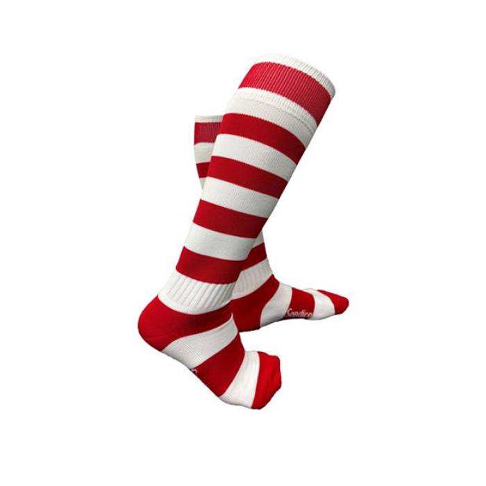 Sondico 【 Football Socks Childrens Kids Red/White 】 蹴球 靴下・ソックス お坊っちゃん キッズ Red 赤・赤いこと 白いこと 白いこと