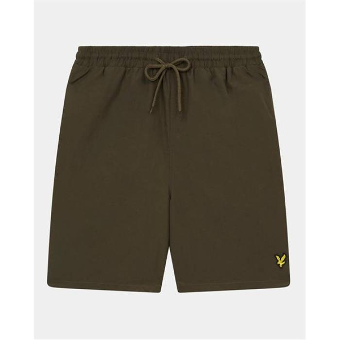 Lyle And Scott 【 Men's Plain Swim Shorts Men Olive W485 】 メンズ ショーツ メンズ olive オリーブ