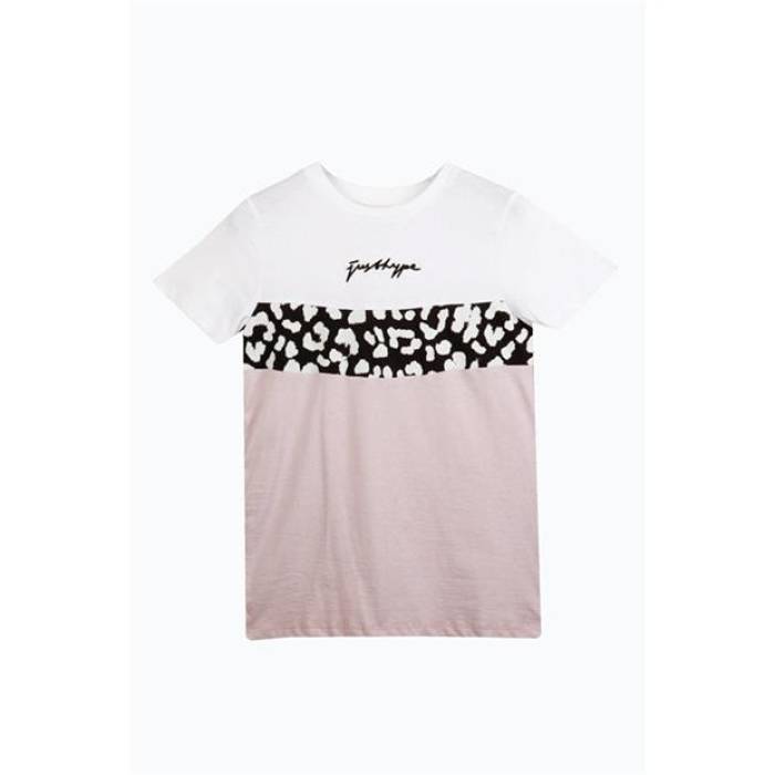 Hype 【 Leopard Regular Fit T-Shirt Women Purple 】 ヒョウ柄 レオパード Tシャツ レディース Purple 紫・パープル｜スニケス