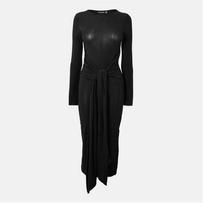 I Saw It First 【 Women\u0027s Isif Midi Bodycon Dress Women Black 】 レディース 御召しもの レディース 黒いこと 黒いこと