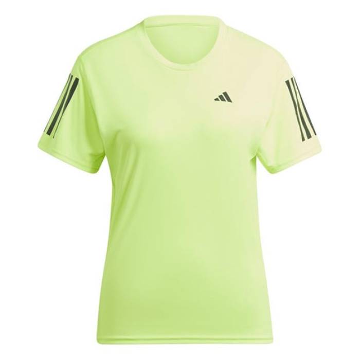 アディダス Adidas 【 Own The Run Tee T-Shirt Womens Women Lemon/Black 】 ラン Tシャツ レディース レディース 黒色 ブラック 14,175円