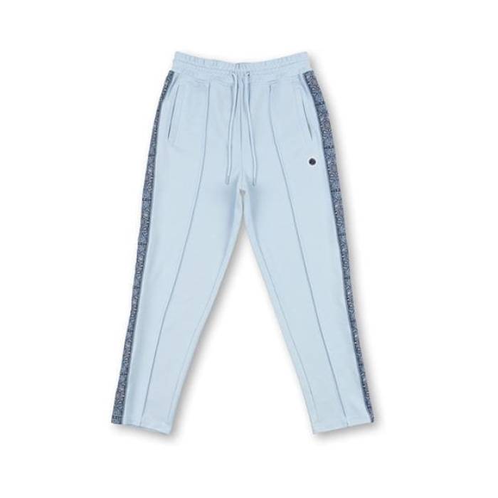 プリティーグリーン Pretty Green 【 Men's Eclipse Paisley Open Hem Woven Joggers Men Light Blue 】 メンズ Woven ウーブン ジョガーパンツ メンズ 青色 ブルー