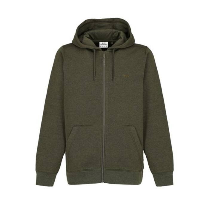 Slazenger 【 Full Zip Hoodie Mens Men Khaki Marl 】 フーディー パーカー メンズ メンズ カーキ｜スニケス