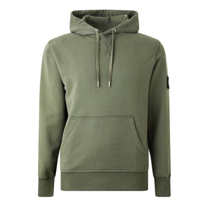 カルバンクライン ジーンズ Calvin Klein Jeans 【 Badge Hoodie Men Olive Ldy 】 フーディー パーカー メンズ olive オリーブ