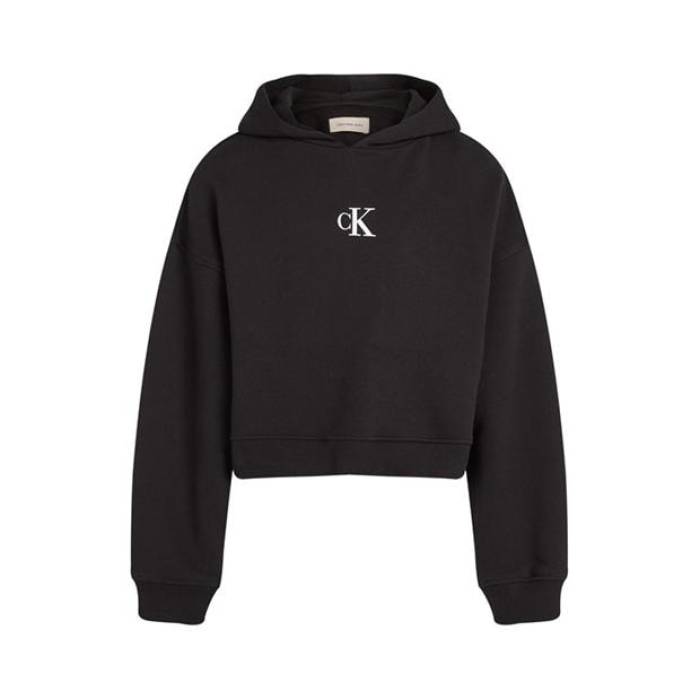 カルバンクライン デニム Calvin Klein Jeans 【 Kids\u0027 Boxy Hoodie Kids Ck Black Beh 】 フーディー パーカー お坊っちゃん キッズ 黒いこと 黒いこと