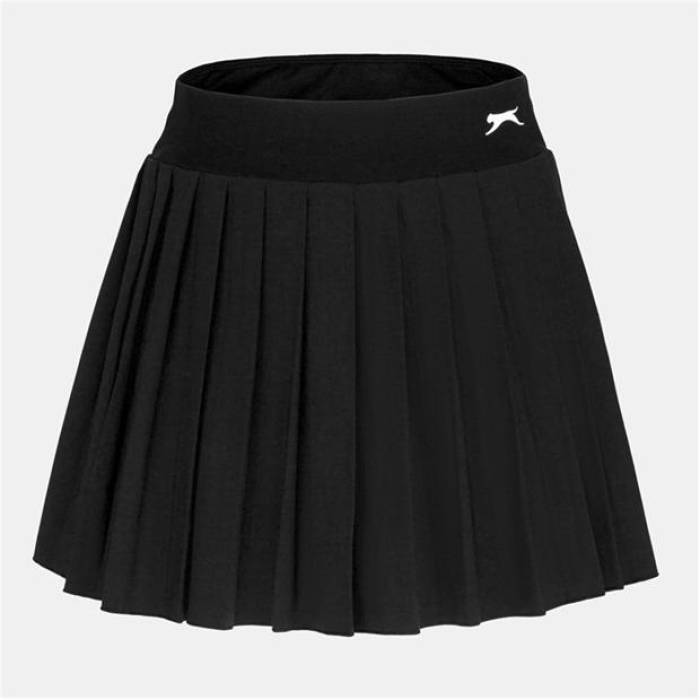 Slazenger 【 Pleated Skort Womens Women Black 】 レディース レディース 黒色 ブラック｜スニケス