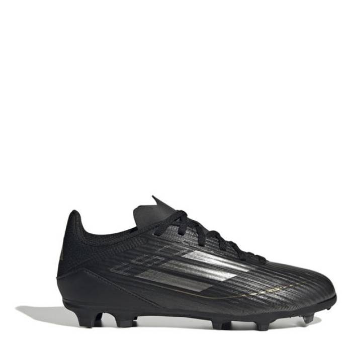 アディダス Adidas 【 F50 League Childrens Firm Ground Football Boots Kids Black/Silver 】 フットボール ブーツ ジュニア キッズ 黒色 ブラック Silver 銀色・シルバー