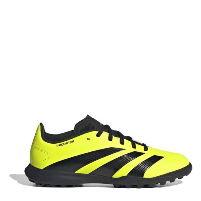 アディダス Adidas 【 Predator 24 League Junior Astro Turf Football Boots Kids Yellow/Blk/Red 】 プレデター ターフ フットボール ブーツ ジュニア キッズ yellow 黄色・イエロー Red 赤・レッド