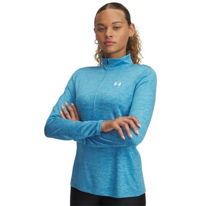 アンダーアーマー Under Armour 【 Armour Tech Half Zip Top Womens Women Ether Blue 】 テック ハーフ レディース レディース 青色 ブルー 22,274円
