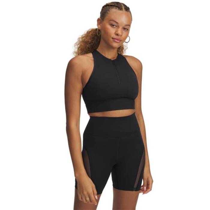 アンダーアーマー Under Armour 【 Meridian Zipped Performance Gym Vest Women Black 】 パフォーマンス ベスト レディース 黒色 ブラック