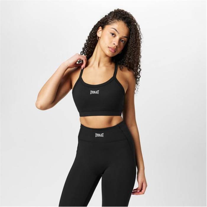 Everlast 【 Contour Bra Ladies Women Black Mesh 】 レディース 黒色 ブラック