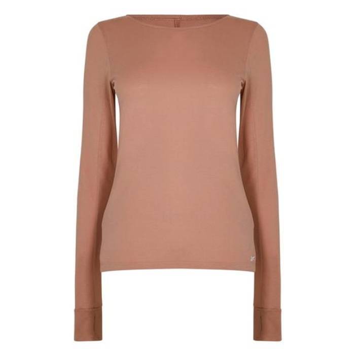 リーボック Reebok 【 Workout Ready Supremium Long-Sleeve Performance Gym Top Women Canyon Coral 】 workout 細工物アウト 演技 レディース