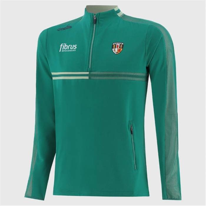 Oneills 【 Antrim Gaa Junior Nepal Half Zip Top Kids Teal/Mead/Navy 】 二分の一 お坊っちゃん キッズ 紺色 米国海軍