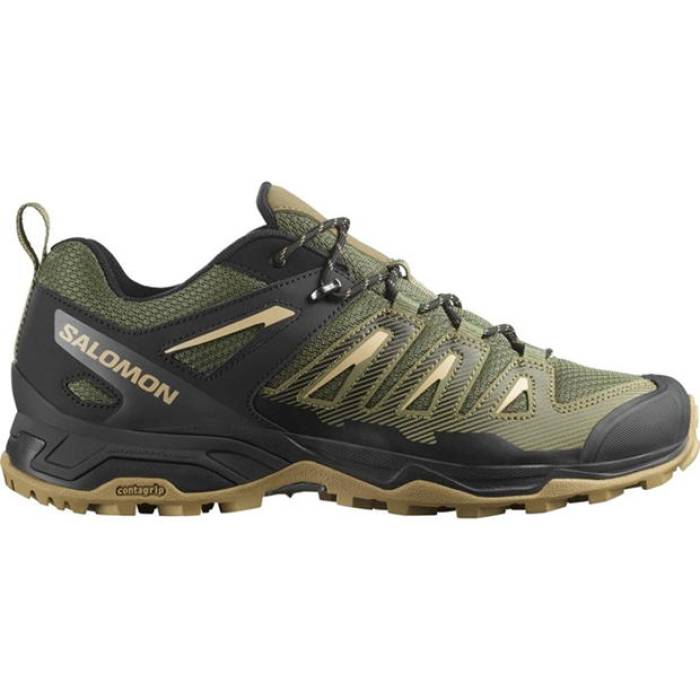 サロモン Salomon 【 X Ultra Prime 2 Vent Hiking Shoes Mens Men Lichen/Black 】 ultra ウルトラ シューズ 運動すること靴 メンズ メンズ 黒いこと 黒いこと