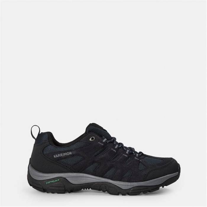 Karrimor 【 Summit Leather Walking Shoes Mens Men Navy 】 なめし革 シューズ 運動すること靴 メンズ メンズ 紺色 米国海軍