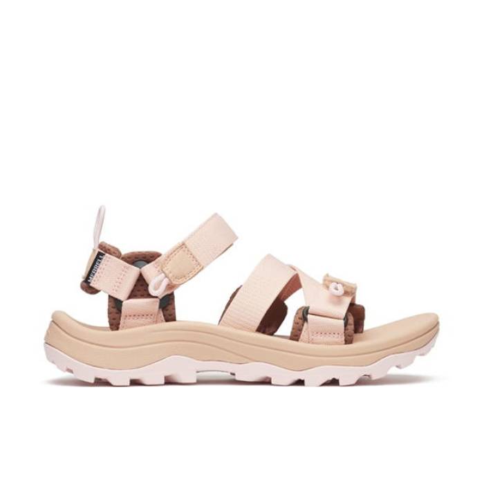 メレル Merrell 【 Speed Fusion Rmx Walking Sandals Womens Women Tan Rose 】 Speed す早さ Fusion 核融合反応 サンダル レディース レディース Rose サクラ色