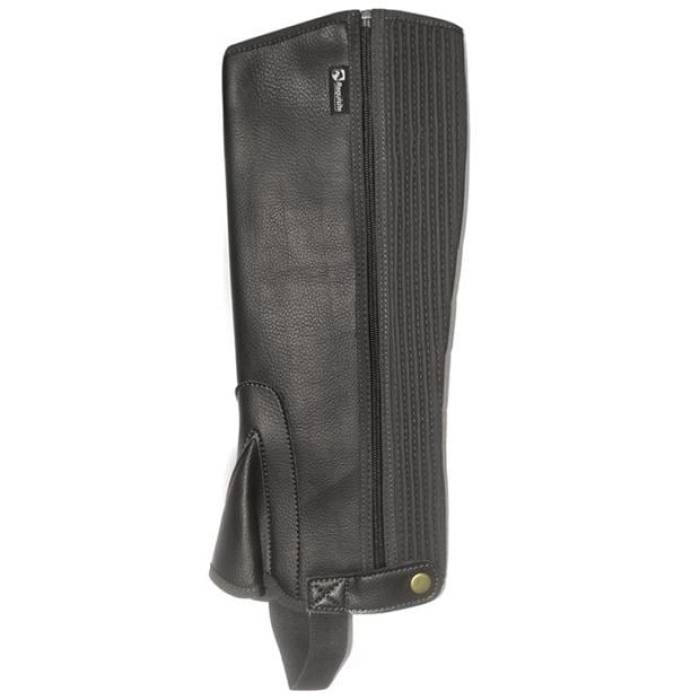 Requisite 【 Ladies Synthetic Half Chaps Women Black 】 二分の一 レディース 黒いこと 黒いこと