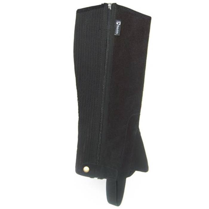 Requisite 【 Suede Half Chaps Women Black 】 スエード・スウェード 二分の一 レディース 黒いこと 黒いこと