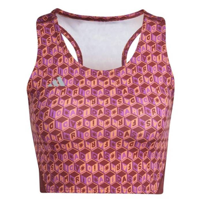 アディダス Adidas 【 Adizero X Farm Crop Top Womens Women Noble Maroon 】 アディゼロ Crop クロップ レディース レディース マルーン