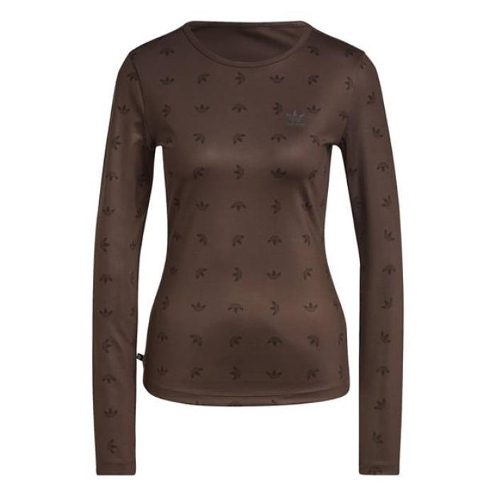 アディダス Adidas Originals 【 Aop Longsleve Ld99 Women Brown 】 レディース 茶色 ブラウン|スニケス