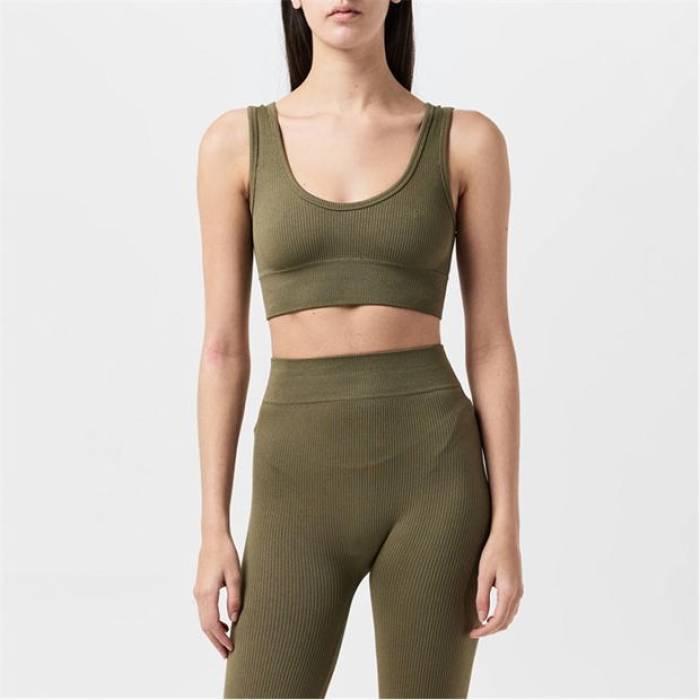 Miso 【 Crop Top Womens Women Khaki 】 Crop クロップ レディース レディース カーキ