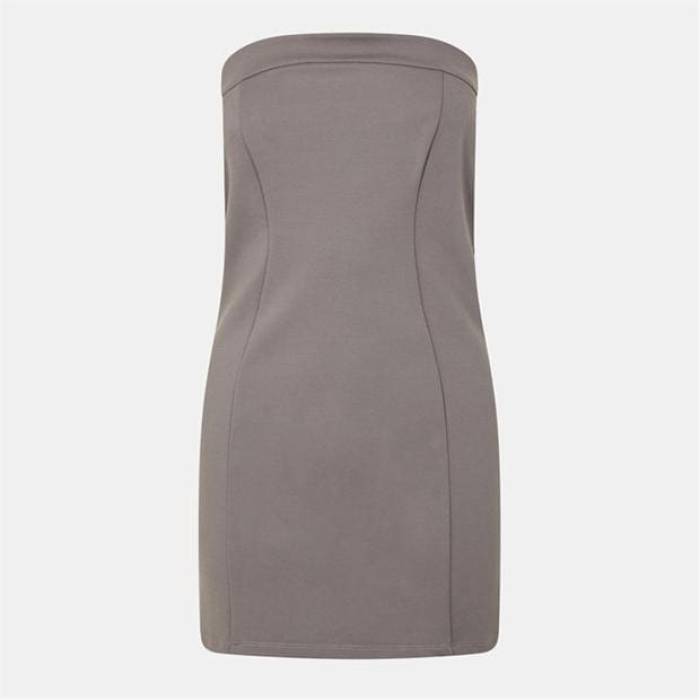 ジャック ウィルス Jack Wills 【 Ponte Bandeau Dress Women Charcoal 】 ドレス レディース チャコール