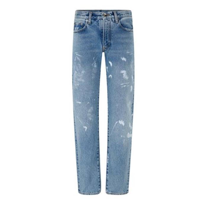 Off White 【 Men's Diagonal Slim Jeans Men Vint Blu 】 メンズ slim スリム ジーンズ メンズ｜スニケス