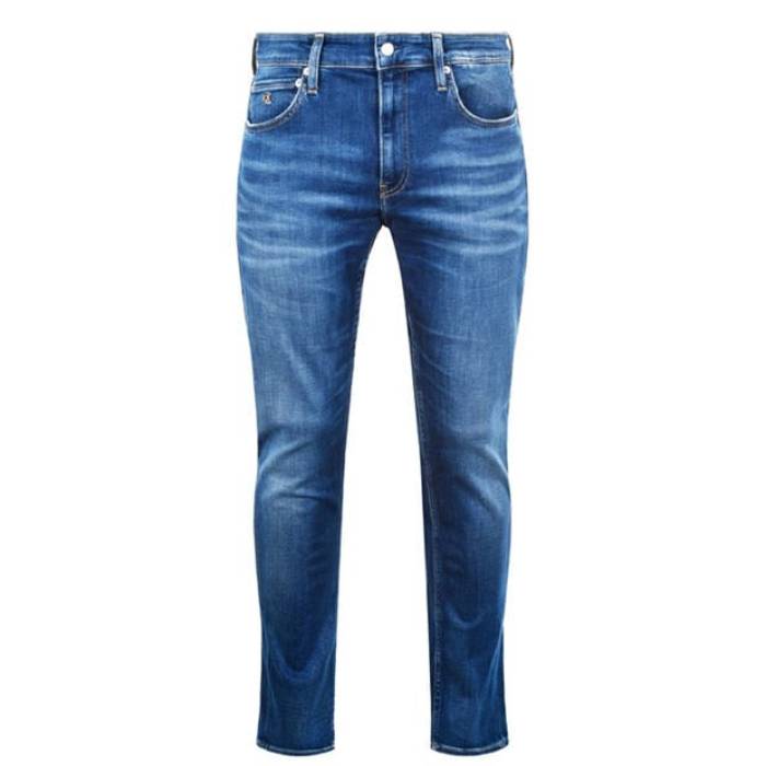 カルバンクライン ジーンズ Calvin Klein Jeans 【 Slim Jeans Men Mid Blue Da142 】 デニムジーンズ メンズ ミッド 青色 ブルー｜スニケス