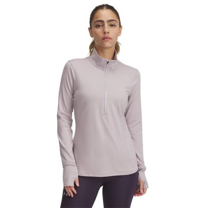 アンダーアーマー Under Armour 【 Qualifier Run Half Zip Women Grey 】 ラン ハーフ レディース 灰色 グレー
