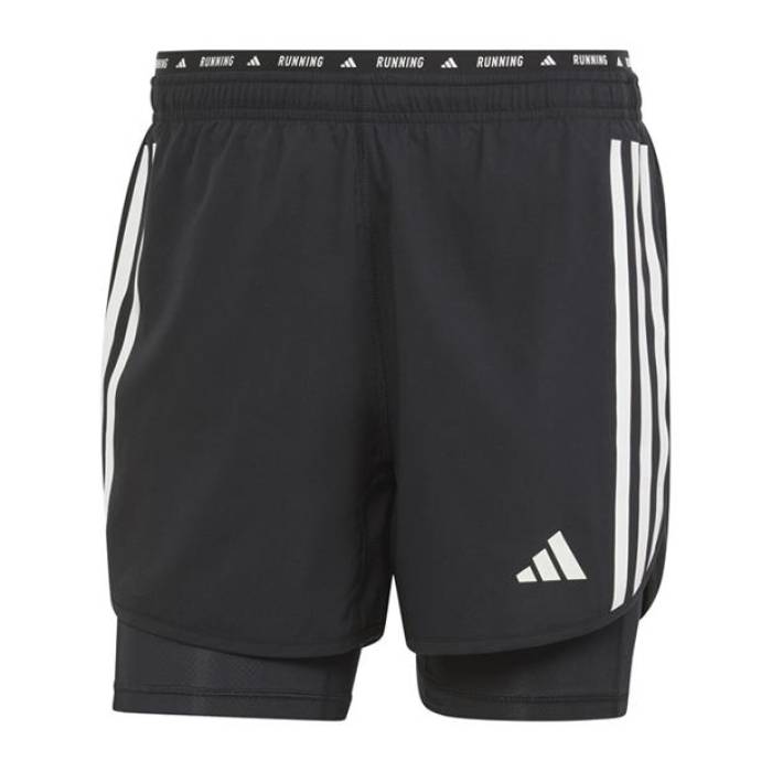 アディダス Adidas 【 Otr E 3S 2In1 S Running Short Mens Men Black 】 メンズ メンズ 黒いこと 黒いこと
