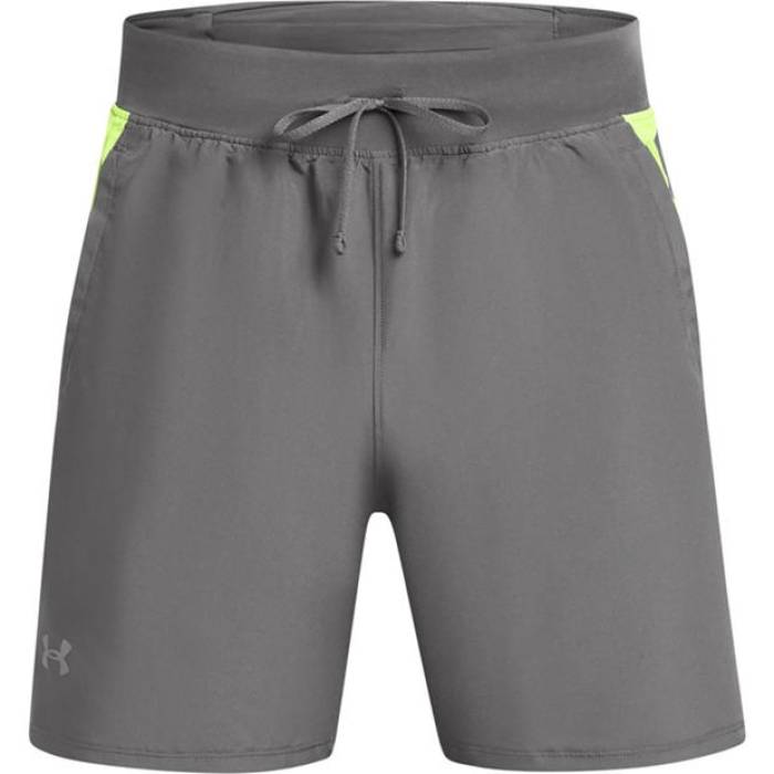 アンダーアーマー Under Armour 【 Launch Pro Performance Running Shorts Men Grey 】 労働者階級 演奏 さる股引き メンズ 薄墨色 薄墨色