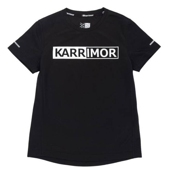 Karrimor 【 Short Sleeve Run T Shirt Junior Boys Kids Black 】 Sleeve スリーブ ラン ジュニア キッズ 黒色 ブラック