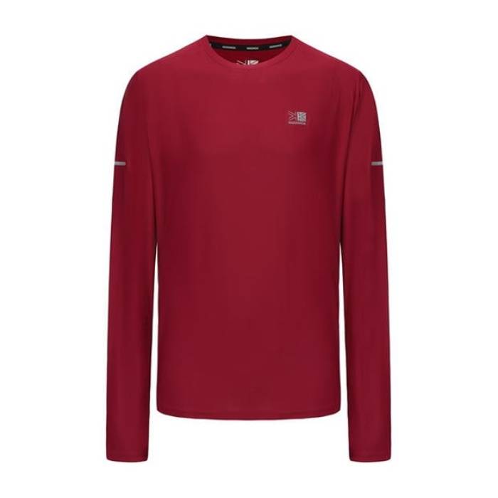 Karrimor 【 Long Sleeve Run T Shirt Mens Men Berry 】 Sleeve スリーブ ラン メンズ メンズ
