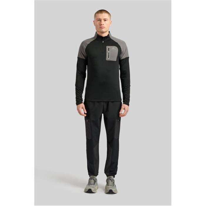 Altryn 【 Closed Hem Poly Joggers Men Black 】 ジョガーパンツ メンズ 黒色 ブラック