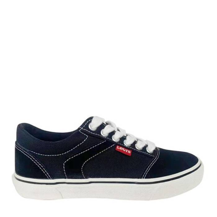 リーバイス Levis 【 Philly Canvas Low Trainers Kids Black 0003 】 シューズ スニーカー ジュニア キッズ 黒色 ブラック