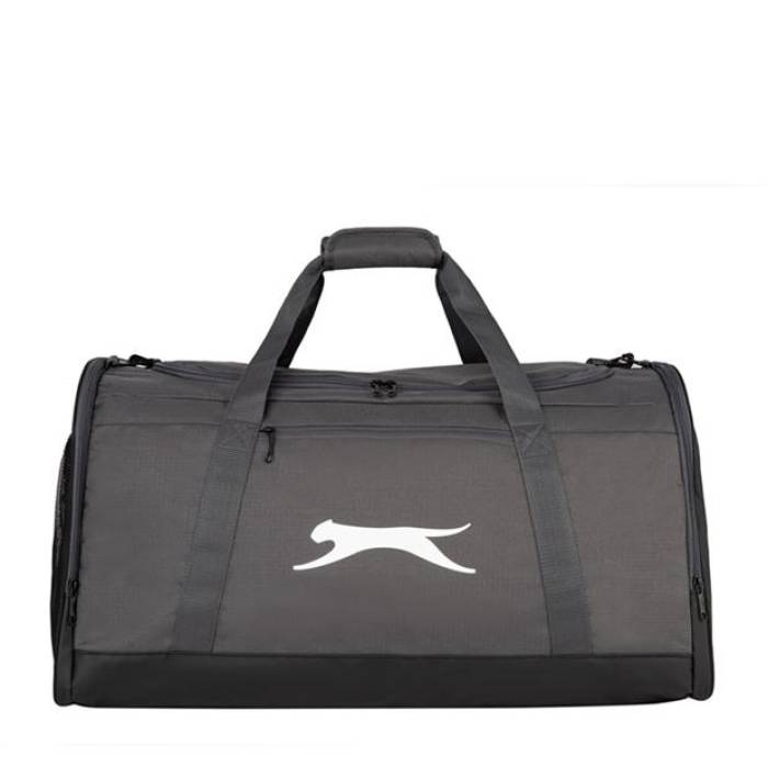 Slazenger 【 Medium Holdall Unisex Charcoal 】 ユニセックス チャコール