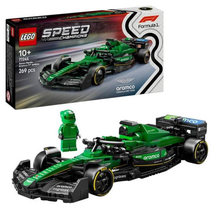レゴ Lego 【 Speed Champions 77245 Aston Martin Aramco F1 Amr24 Race Car Unisex F1 Aston Martn 】 Speed スピード ユニセックス