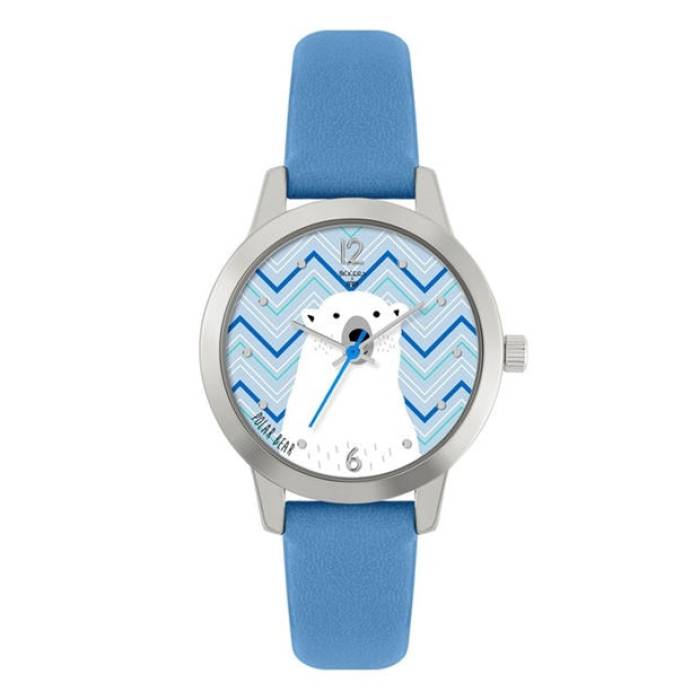 Tikkers 【 Kids\u0027 Wwf Polar Bear Analogue Quartz Watch Unisex Blue 】 ポーラー Watch ウォッチ・時辰儀 ユニ一発やる 青碧 青碧