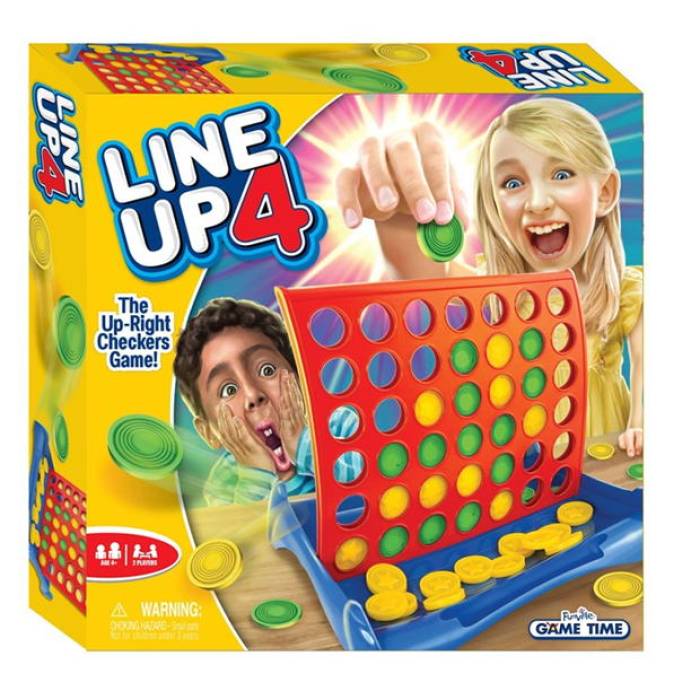 Funville 【 Line Up Board Game Unisex None 】 Game 力くらべ ユニ一発やる
