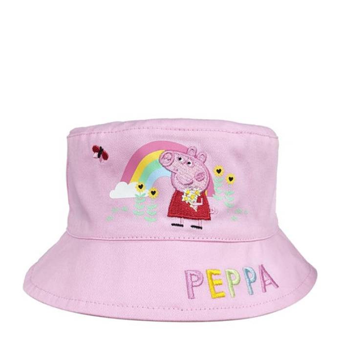 Peppa Pig 【 Bucket Hat Childrens Unisex Peppa Pink 】 ユニ一発やる pink さくら色