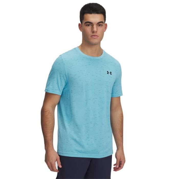 アンダーアーマー Under Armour 【 Vanish Seamless T-Shirt Mens Men Stream Blue 】 Tシャツ メンズ メンズ 青色 ブルー