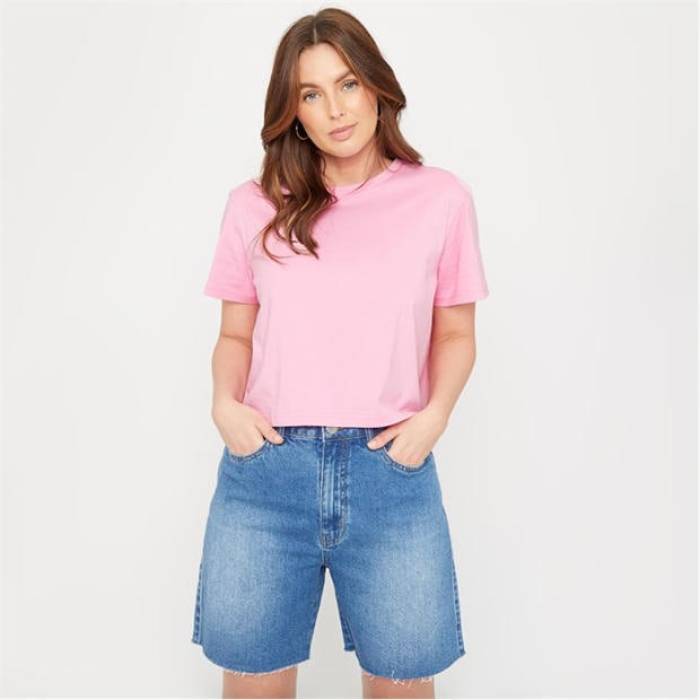 Be You 【 Boxy Regular Fit T-Shirt Women Pink 】 Tシャツ レディース pink ピンク|スニケス